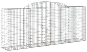 30 db íves horganyzott vas gabion kosár 300x50x120/140 cm