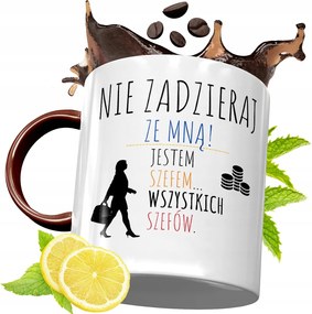 Bordó Bögre Főnöknek Születésnapi Ajándék fényképes nyomtatással