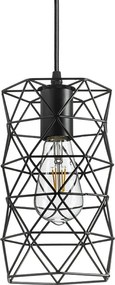 RENDL ILUSIA závěsná černá 230V LED E27 15W