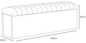 Zöld-natúr színű pad Oceane – Bobochic Paris