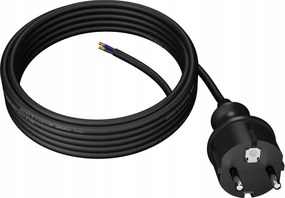 5m csatlakozókábel egyenes csatlakozódugóval 250V 16A 3x1 mm² IP44 H05VV-F