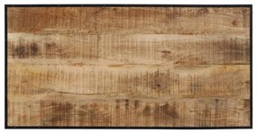 tömör nyers mangófa bárasztal 110x55x107 cm