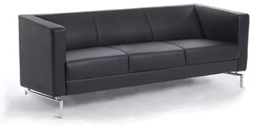Manhattan kanapé, háromüléses, fekete