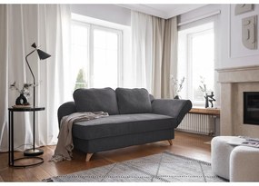 Szürke kordbársony heverő (jobb oldali) Chic Charlotte – Miuform