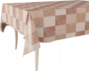 Vastag, olajosvászon Abrosz bézs-barna, Bézs négyzet alakú, 140x170