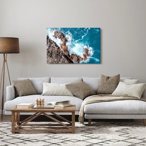 Kép a sziklák és a tenger (90x60 cm)