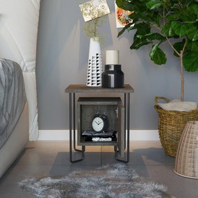 Éjjeliszekrény Acres Nightstand - Dark Coffee