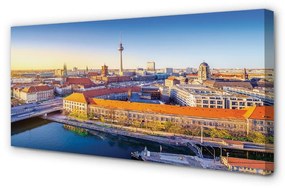 Canvas képek Berlin folyami hidak 120x60 cm