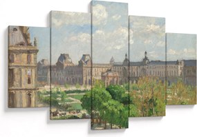 Kép - Camille Pissarro, Place du Carrousel, Paris, reprodukciók (150x105 cm)