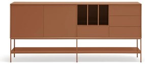 Téglavörös komód 220x98x45 cm Platt – Teulat