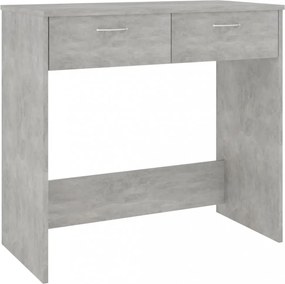betonszürke szerelt fa íróasztal 80 x 40 x 75 cm