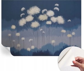 Dekoratív Öntapadós Tapéta Divatos Minták Fehér pitypangok 312x219 cm