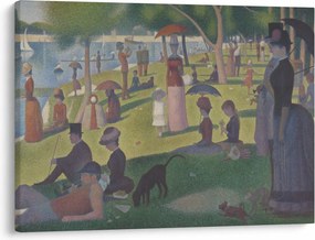 Kép - Georges Seurat, A Sunday on La Grande Jatte, reprodukciók (70x50 cm)