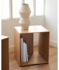 Natúr színű moduláris polcrendszer tölgyfa dekorral 34x38 cm Litto – Kave Home