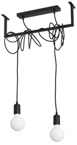 Csillár zsinóron SALAMANCA 2xE27/60W/230V