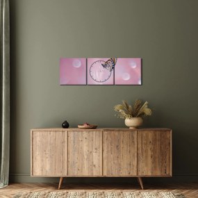 Kép - Pillangó (órával) (90x30 cm)