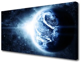 Vászonkép falra Planet Earth tér 120x60 cm