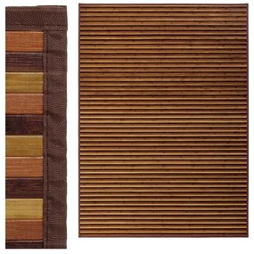 Mustársárga-barna bambusz szőnyeg 180x250 cm – Casa Selección
