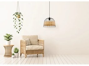 Eglo 55709 - Csillár zsinóron ANWICK 1xE27/40W/230V rattan