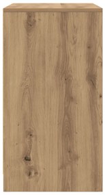 Büfé Tömör tölgy 70x41x75 cm Szerelt fa