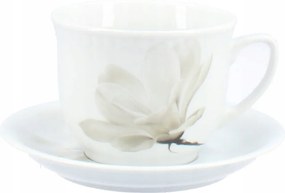 Lubiana Wiedeń Magnolia Kávéscsésze És Csészealj Szett 300 ML 16 CM