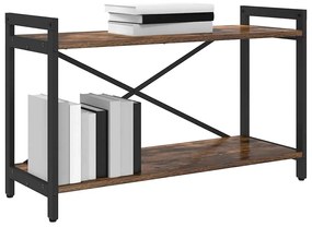 Könyvszekrény Füstölt tölgy 80 x 30 x 48.5 cm Faanyag