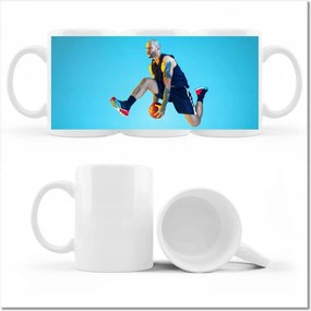 Fotós bögre Kosárlabda művészet