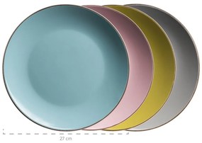 Mäser Metallic RIM Pastel 16 részes étkészlet