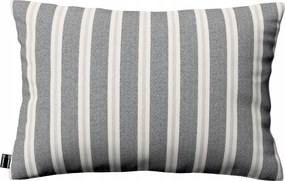 Párnahuzat 47x28 fekete-bézs csíkos