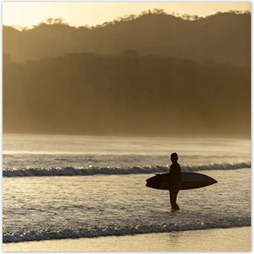 Poszterek 140x140 Surfer playa venao