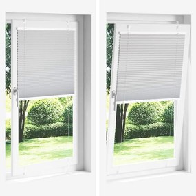 pliszírozott redőny fekete 45x100 cm szövetszélesség 44,4 cm