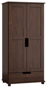 Szekrény c7, 90 széles, akasztós Modern dió