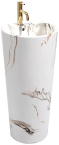 Szabadon álló mosdó REA Blanka Marble Marmur