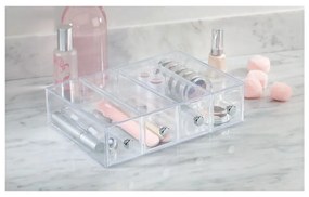 Wers átlátszó tárolódoboz, 4 fiókkal - iDesign