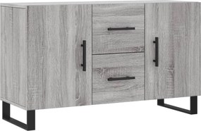 vidaXL szürke sonoma színű szerelt fa tálalószekrény 100 x 36 x 60 cm