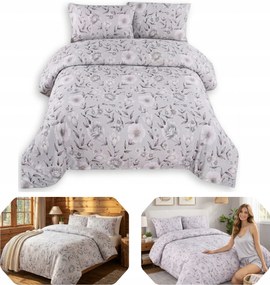 Ágynemű garnitúra Rosa 200x220 2x párnahuzat 70x80 Virágok Szatén Pamut