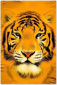 Poszter 60x90 Orange tigris