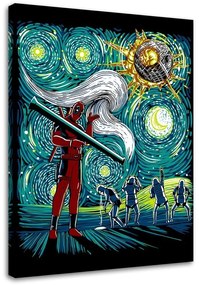 Gario Vászonkép Deadpool, csillagos éj - DDJVigo Méret: 40 x 60 cm