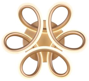 Globo 67386-24CH - MELISAND LED mennyezeti lámpa 24W/230V, 26 cm, arany