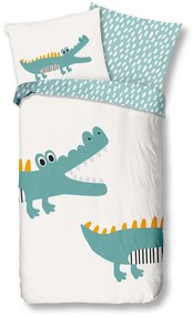 Egyszemélyes pamut gyerek ágyneműhuzat 140x200 cm Crocodile – Bonami Selection