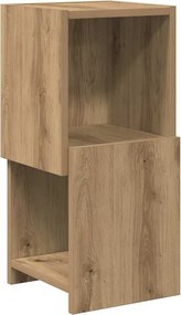 vidaXL Sarokszekrény Artisan tölgy 25,5x25x55cm Faanyag