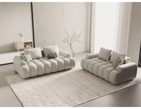 Bézs kanapé 200 cm Linz – Cosmopolitan Design