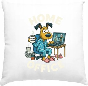 Home Office párna Ajándék dolgozónak Fehér