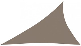 tópszínű háromszögű oxford-szövet napvitorla 3 x 4 x 5 m