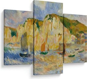 Kép - Auguste Renoir, Sea and Cliffs, reprodukciók (90x60 cm)