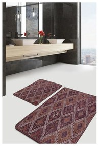 Bársony fürdőszobai kilépő szett 2 db-os 60x100 cm – Mila Home