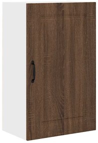 Fali konyhaszekrény ajtóval Barna Tölgy 50 x 31 x 80 cm Faanyag