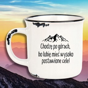 Bögre Fehér Retro Vicces Ajándék Járok A Hegyekben