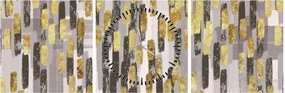Kép - Modern dekoráció (órával) (90x30 cm)