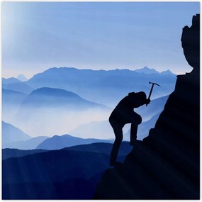 Poszterek 100x100 Magashegyi hegymászás